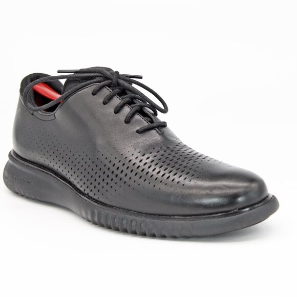 Cole Haan 2.Zerogrand Black Lined Laser Wingtip Oxford C23832: Size 11 - Picture 1 of 8